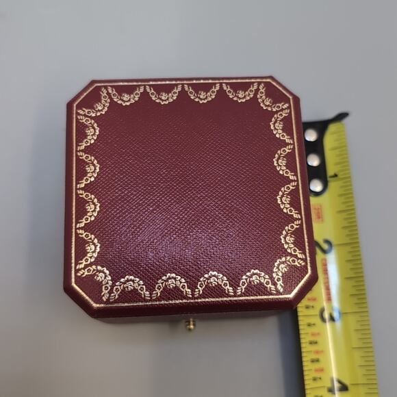 Cartier Jewelry Ring Case Box Red - Picture 9 of 9